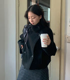 Pupan 2oz High Neck Double Short Coat