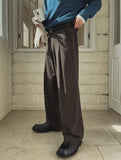 Theo One-Tuck Wide Slacks