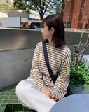 Memgart Color Stripe Over Long Sleeve Tee