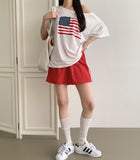 Two Side Line Rustling Full Banding Shorts