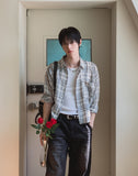 Linell Seersucker Check Long Sleeve Shirt