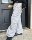 Rua Stud Banding Wide Training Jogger Pants