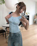 Mona Lace Puff Short Sleeve