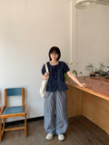 Sihan String Banding Stripe Cargo Pants