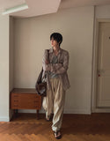 Soven Linen Two-Tuck Banding Pants