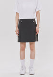 DOUBLE BELTED SKIRT