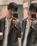 Use Vintage Leather Blazer