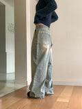 Archer Pintuck Balloon Wide Denim Pants