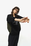 Schema Raglan Incision Sweatshirt
