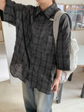 [unisex] Ototo Over Check Short Sleeve Shirt