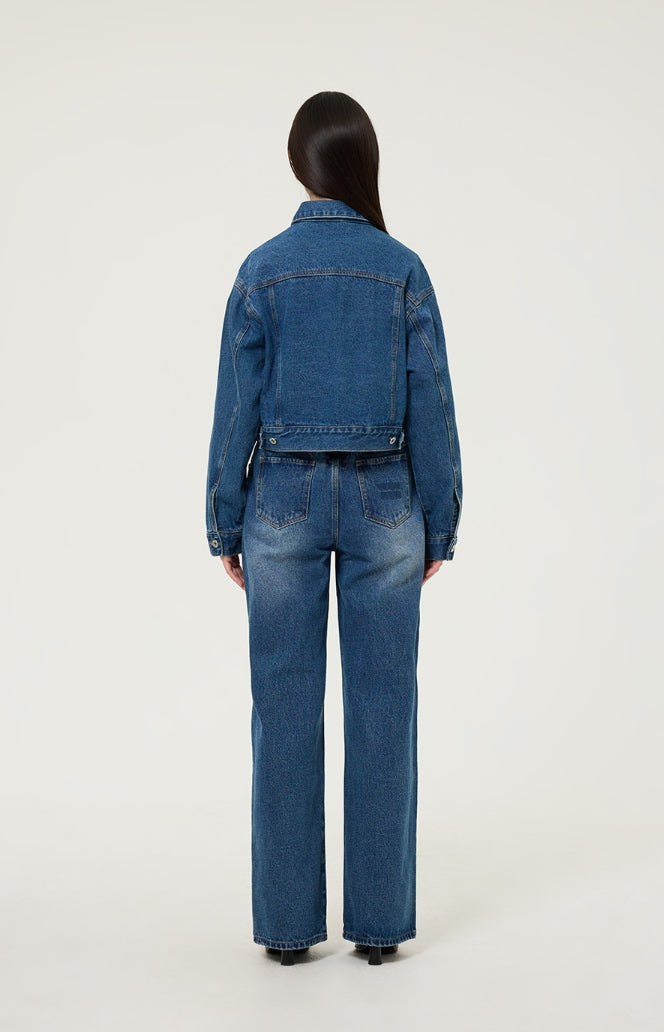 【VETEZE】24SS★ Flower Denim Jacket VETEZE(ベテゼ) - フラワーデニムジャケット / Flower Denim