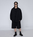 Semi Wide Bermuda Cargo Banding Slacks