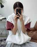 Marty Eyelet Hooded Vest