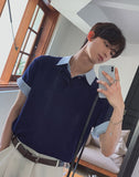 Lucio Hazzi Linen Short Sleeve Knit