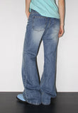 CAT WASHED BOOTCUT DENIM