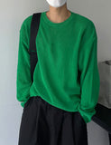 Linen Blend Semi Overfit Knit