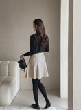 Evely Ribbon Round Knit Cardigan