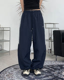 S Nylon Patch Color Matching Pants
