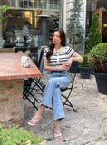 Daron Back Pocket Wide Denim Pants