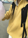 SPRING OVER KNIT ZIP-UP