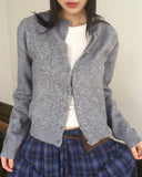 Knots Wrap Button Knit Cardigan