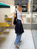 TARTAN CHECK PLEATS SK