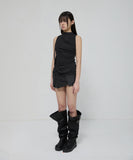 Draped Sleeveless Top