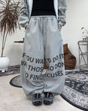 Freno Lettering Sweatpants
