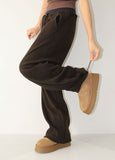 (Lining brushed) COLORBLOCK WAIST PANTS
