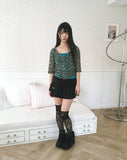 Bianca Flower Three Quarter T-shirt