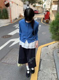 Hayushi Round Neck Button Cardigan
