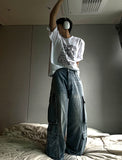 Pluming Multi Cargo Denim Pants