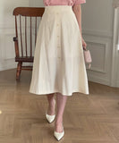 Loui Cotton Flare Banding Skirt