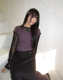 Rodick Star See-Through Long Sleeve T-Shirt
