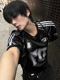 Mesh Track Short Sleeve Tee