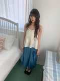 Kannahi Shirring Long Skirt