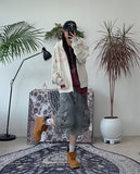 Melanon Dirty Cargo Bermuda Pants
