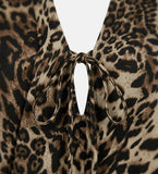 Leopard Halter Sleeveless