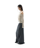 Asym Shoulder Scarf Long Sleeve
