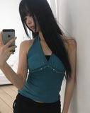 Hookin Stud Halterneck Sleeveless