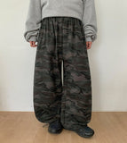 [BAONHAUS] Gihu Vintage Military Banding Wide Pants