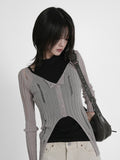 Low Layered Cardigan Knit