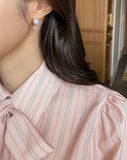 Kollinged Cubic Pearl Earrings