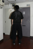 punching chain short sleeves blouson