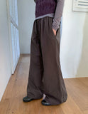 [BAONHAUS] Denin Cotton Semi-Bootcut Pants