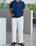 Betts Openwork Short Sleeve Collar Knit