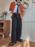Eki peach two-tuck chino pants