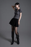Flared Knit Skirt