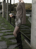 Stiff Leopard Skirt