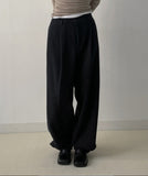 [unisex/FW] Adjust One-Tuck Wool Wide Slacks